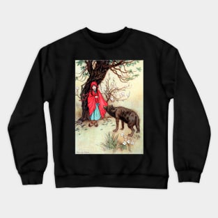 Little Red Riding Hood - Warwick Goble Crewneck Sweatshirt